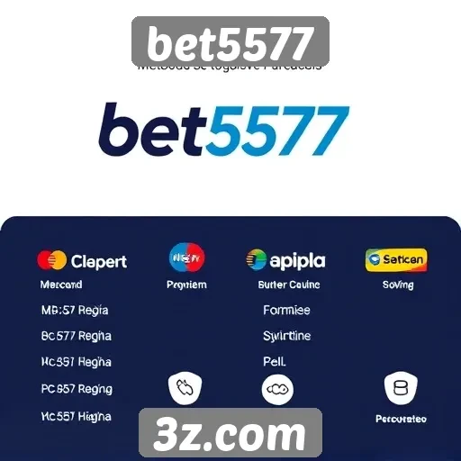 Métodos de pagamento disponíveis na bet5577